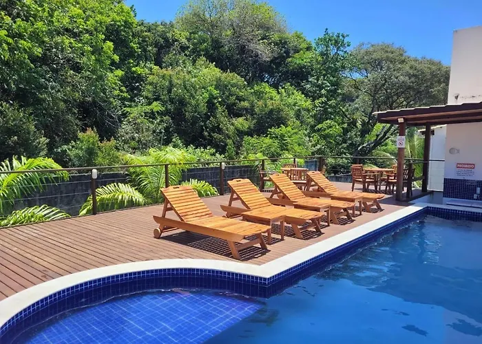 Flat Mare 3 - 2Da Praia Condominio Com Piscina, Morro De Sao Paulo